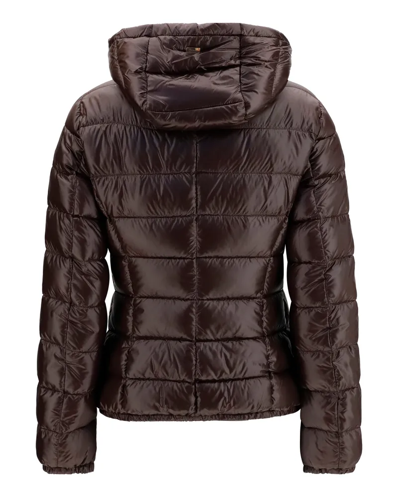 Herno Women's Giada Down Jacket Marrone Scuro Coat Brown
