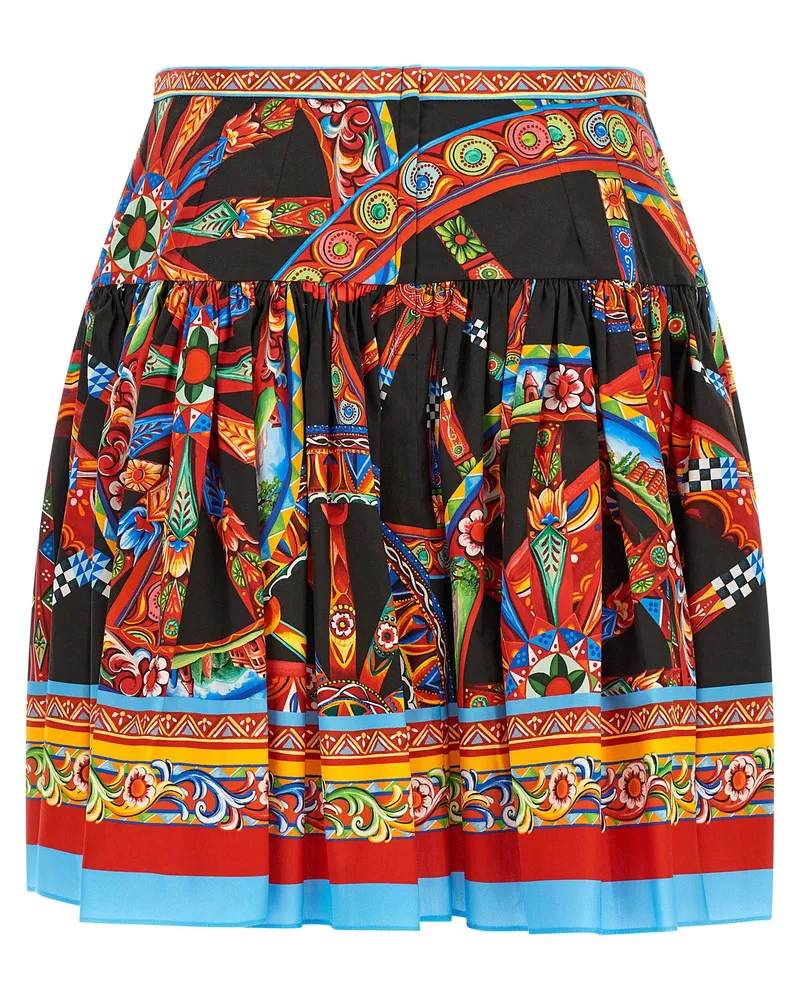 Dolce & Gabbana Carretto Skirt — Multicolor Multicolor