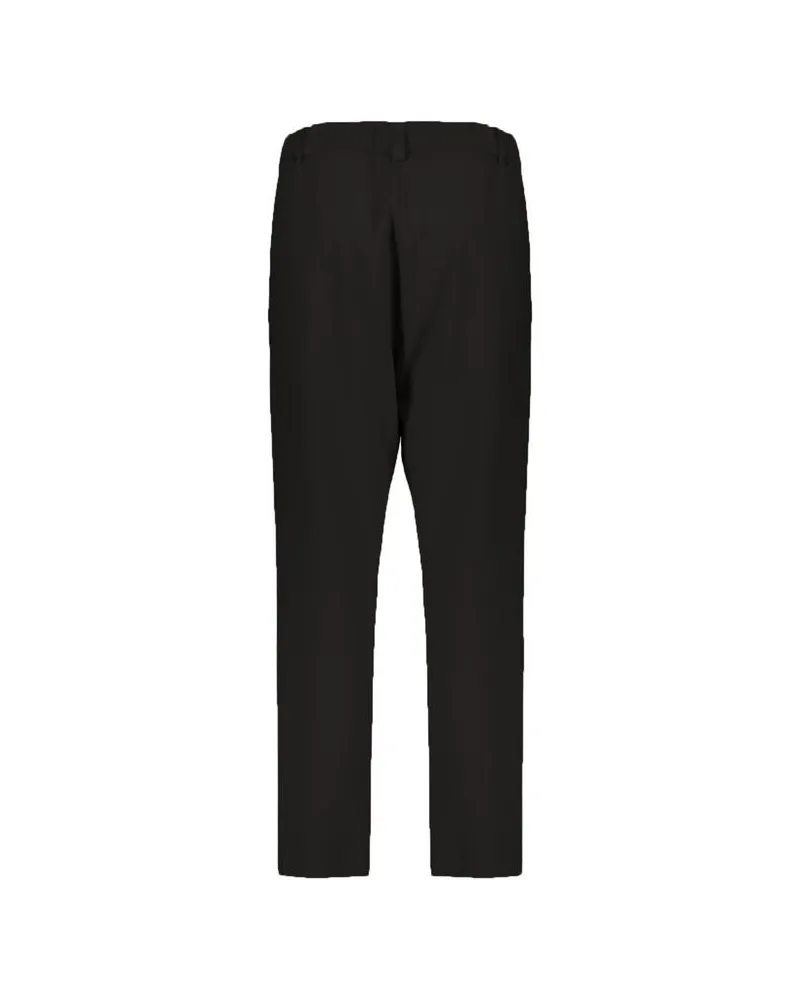 Herno Women's Black Elastane Casual Pants Black