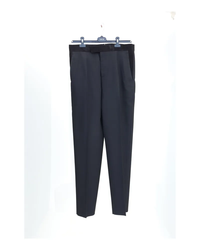 Dior Men's Trousers Black Wool Black