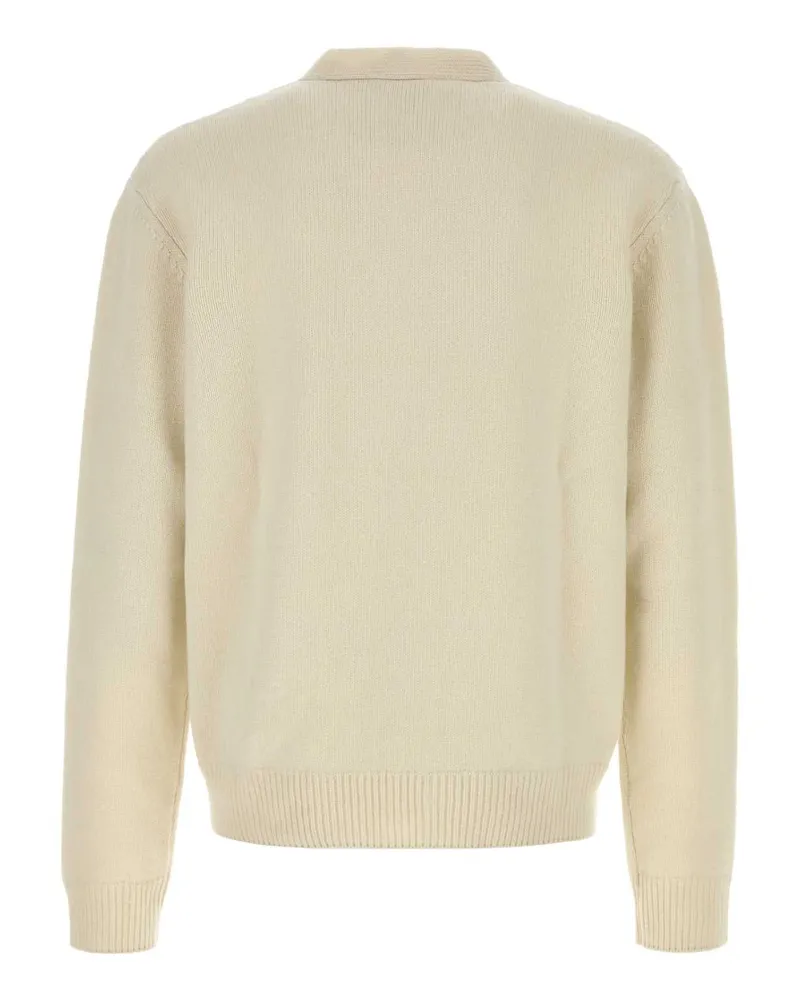 A.P.C. Men's Kevin Cardigan Beige Wool Beige