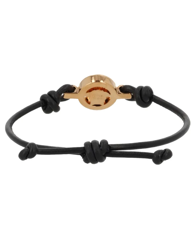 Versace Lambskin Bracelet — Black Black