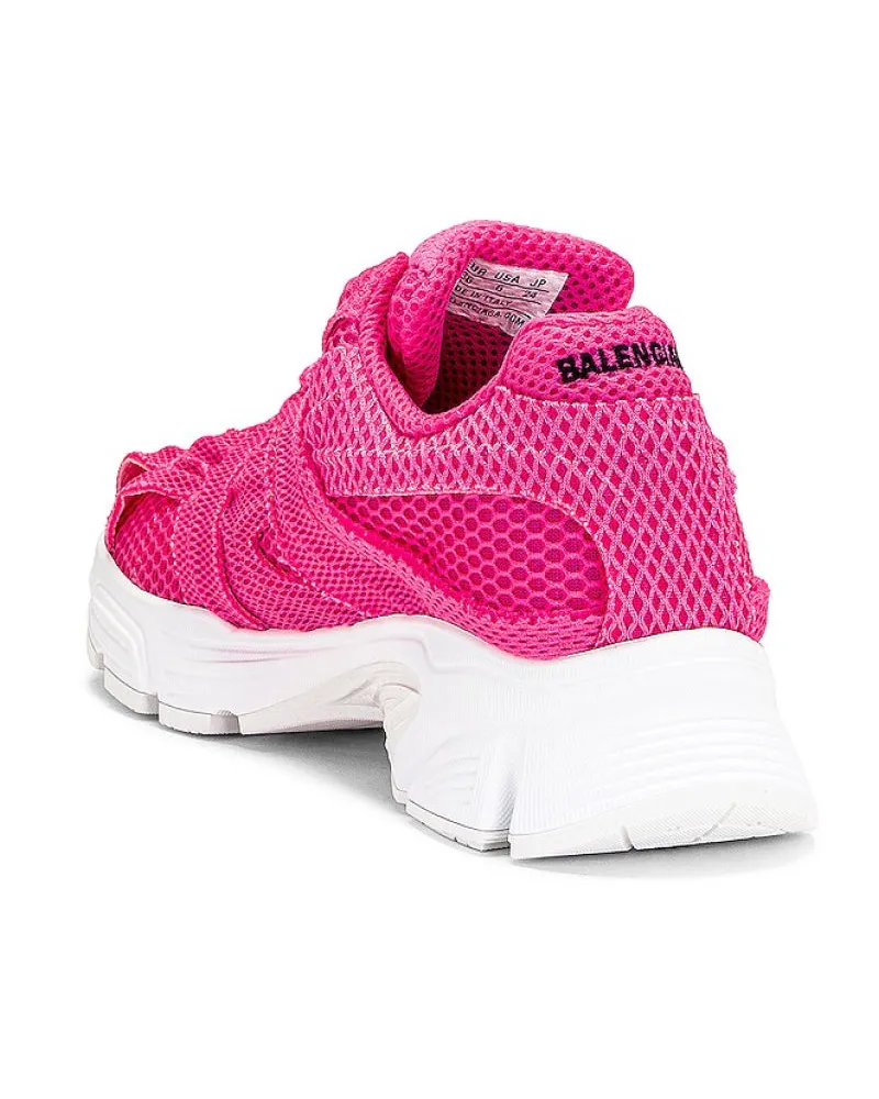Balenciaga Women's Phantom Sneakers Pink Rubber Sole Pink