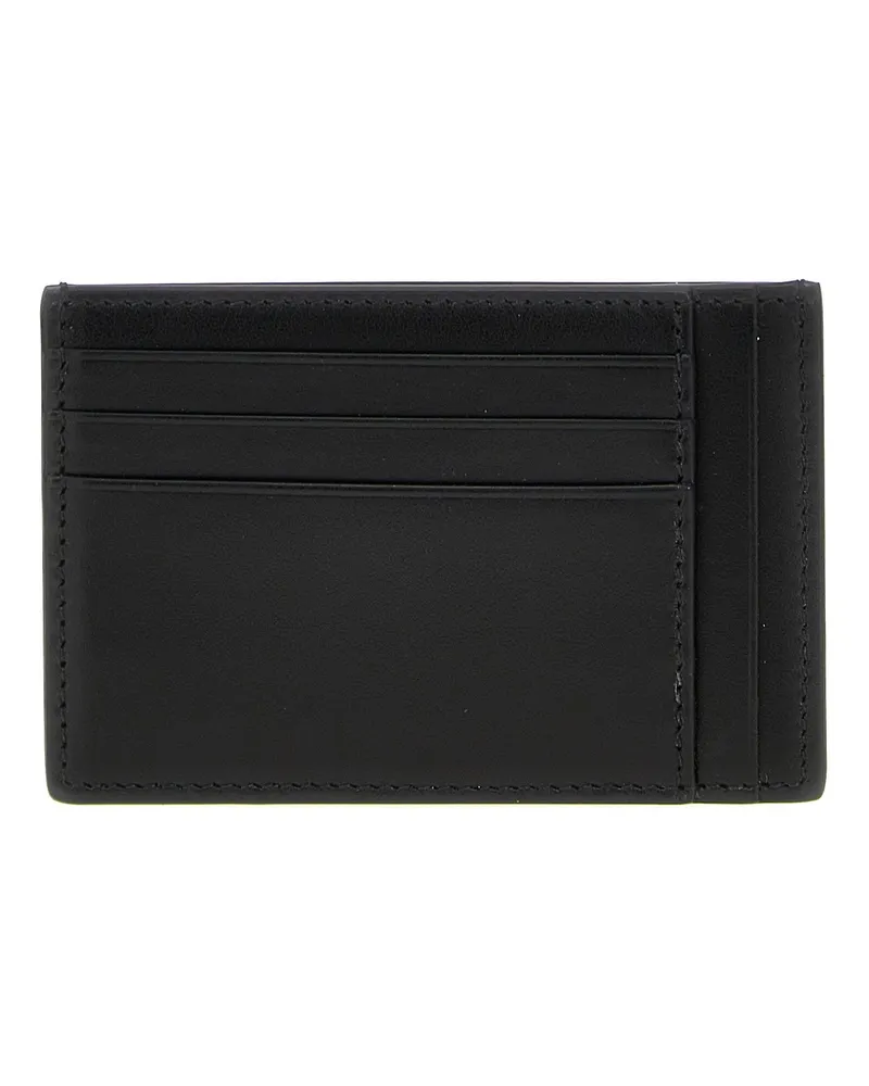 Gucci GG Hammered Leather Card Case — Black Black