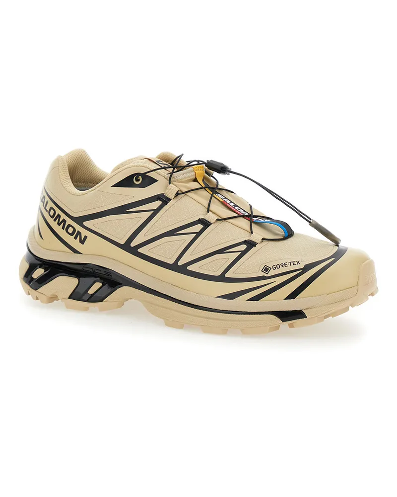 Salomon Unisex Sneakers Xt-6 Beige Trainers Beige