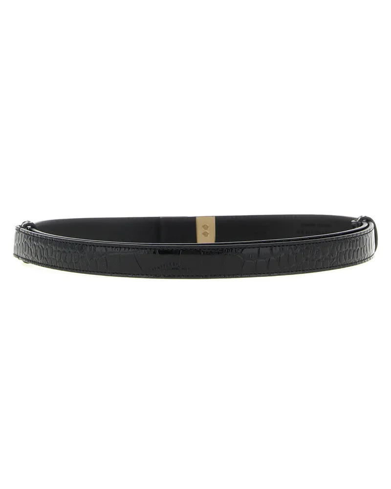 Tom Ford Women's Black Calfskin Regular Belt Black