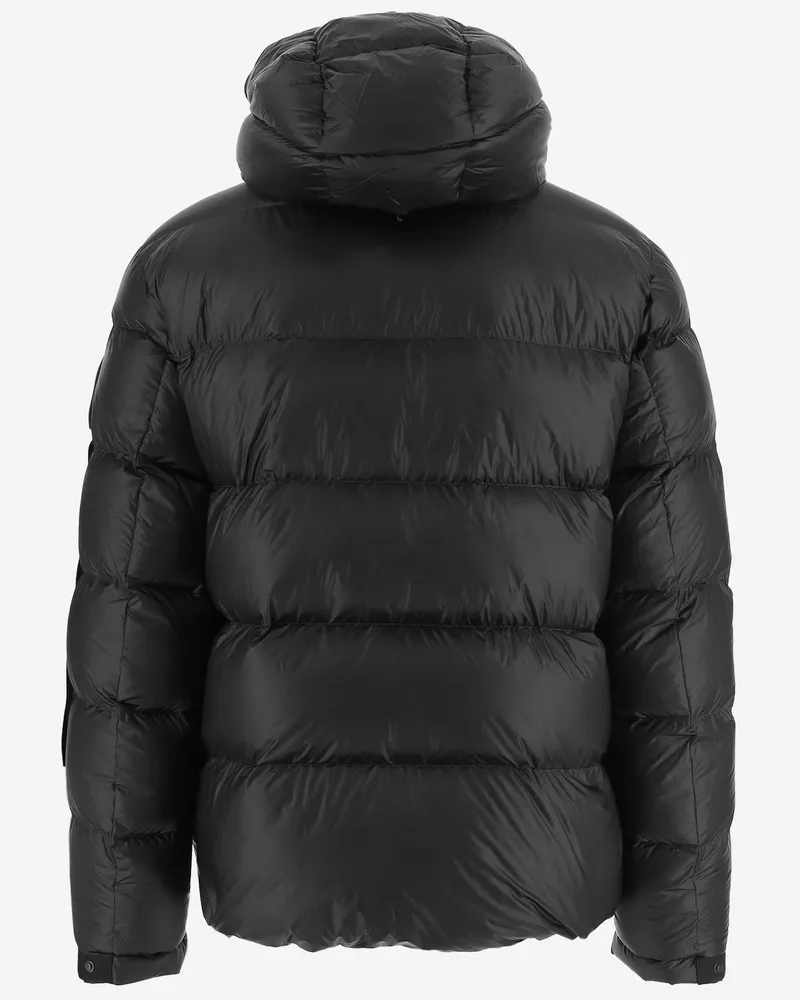 OUTHERE Men's Down Jacket Quilted Nylon Black Polyamide Padded Black