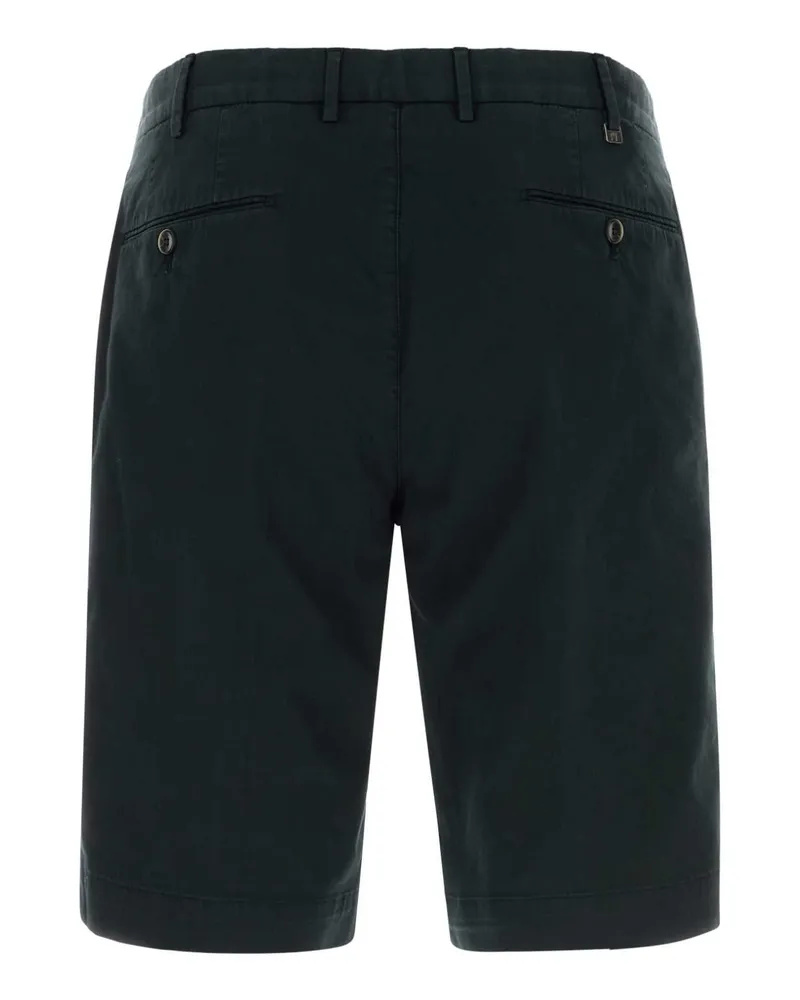 PT TORINO Men's Black Stretch Cotton Bermuda Shorts Y990 Exterior: Elastane Black