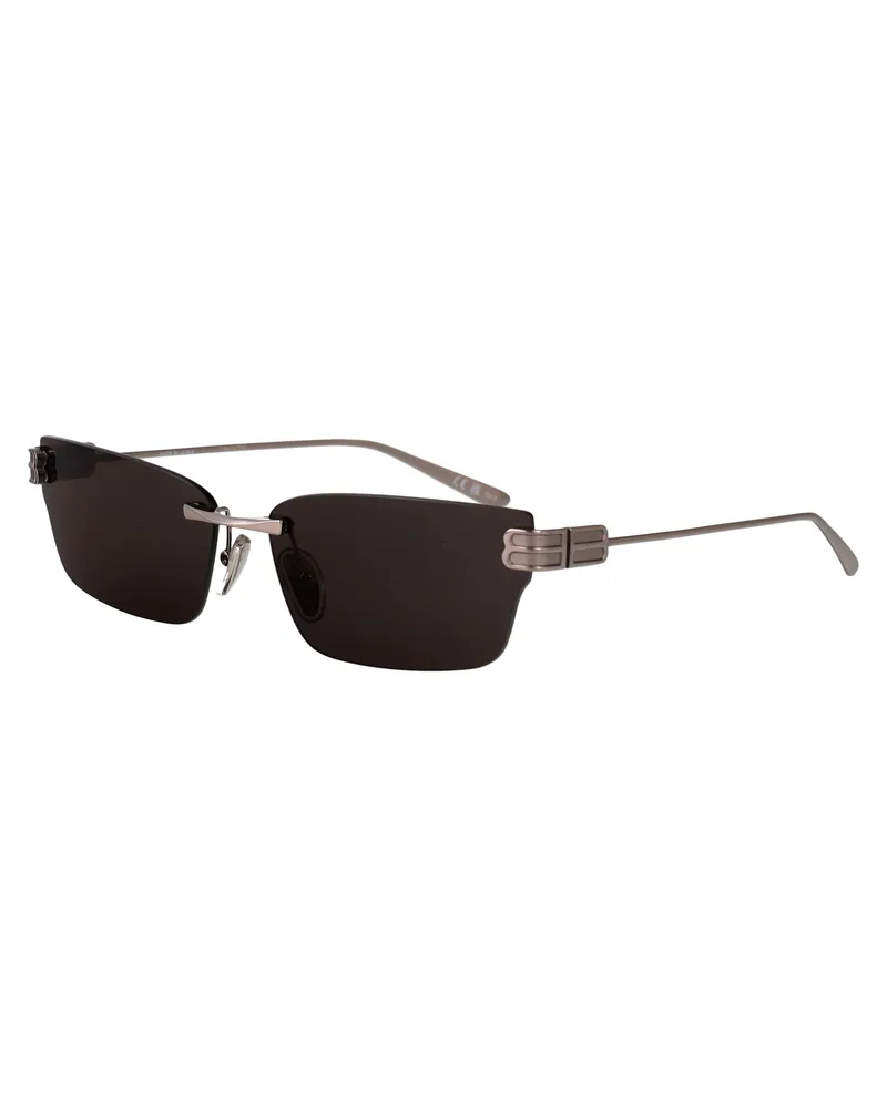 Balenciaga Women's Sunglasses Bb0487s Grey Metal Gray