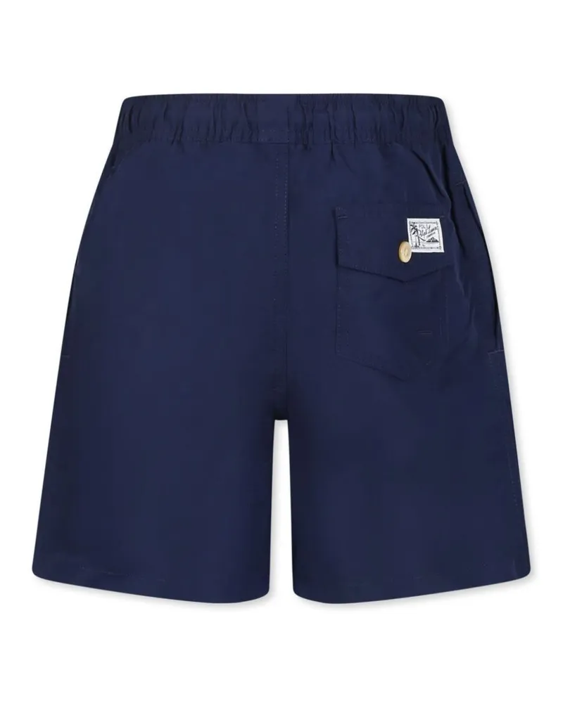 Ralph Lauren Boys' Swimsuit Blue Tech Fabric Polyester Swim Shorts & Trunks Navy