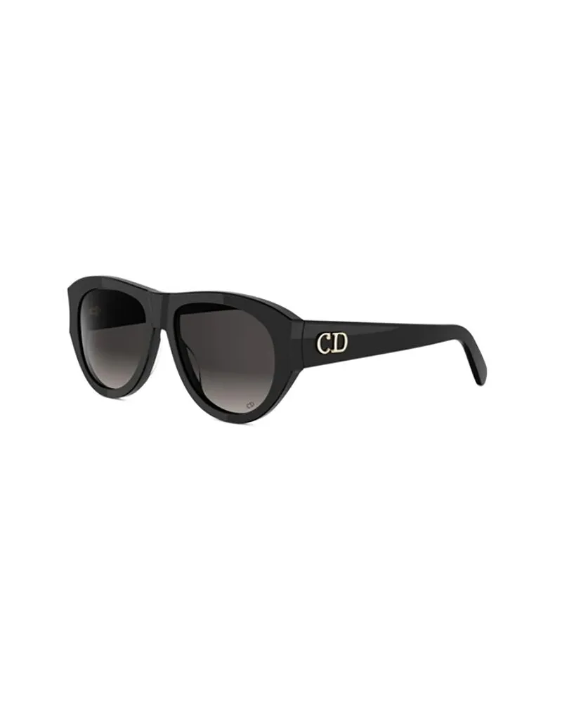 Dior Unisex Sunglasses Black Acetate Black