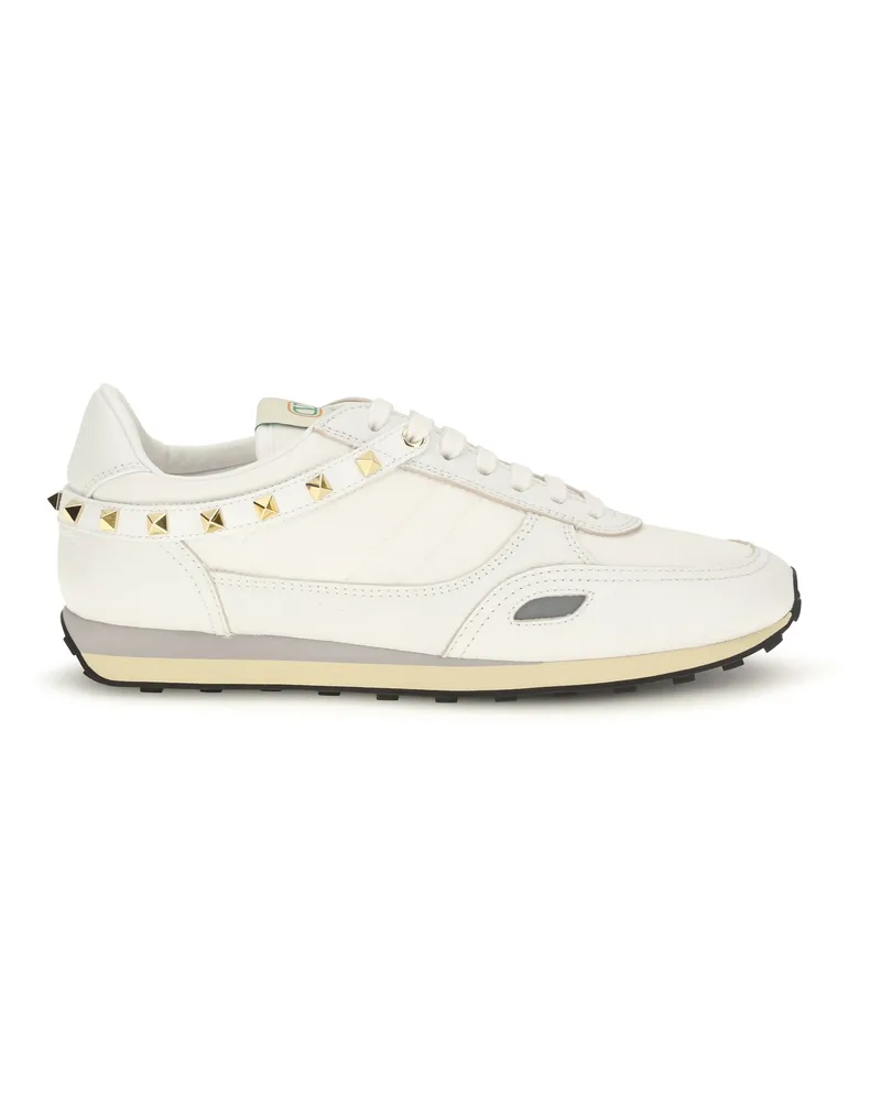 Valentino Garavani Stud Up Sneakers — White White