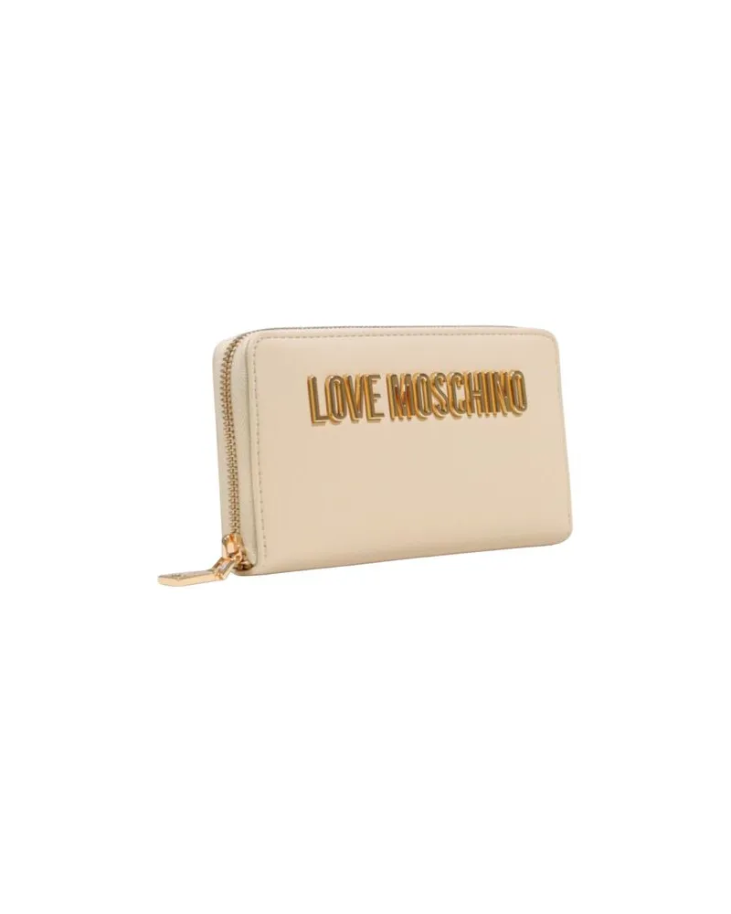 Moschino Women's Beige Polyethylene Wallet Beige