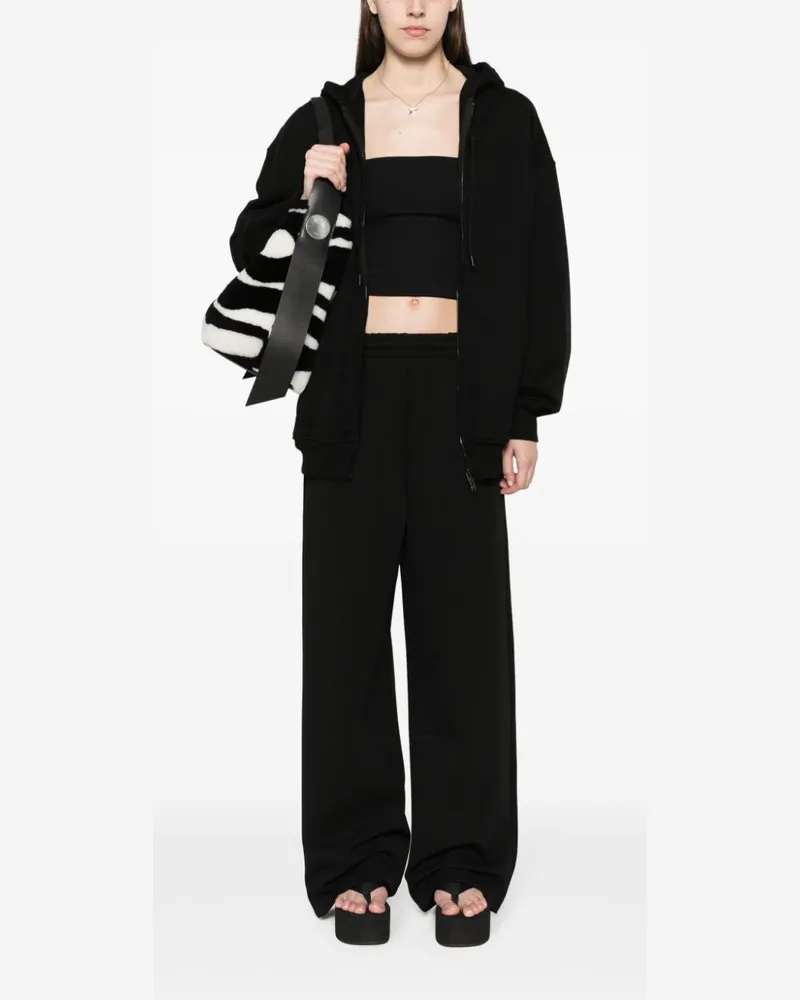 WARDROBE.NYC Ribbed Knit Joggers — Black Black