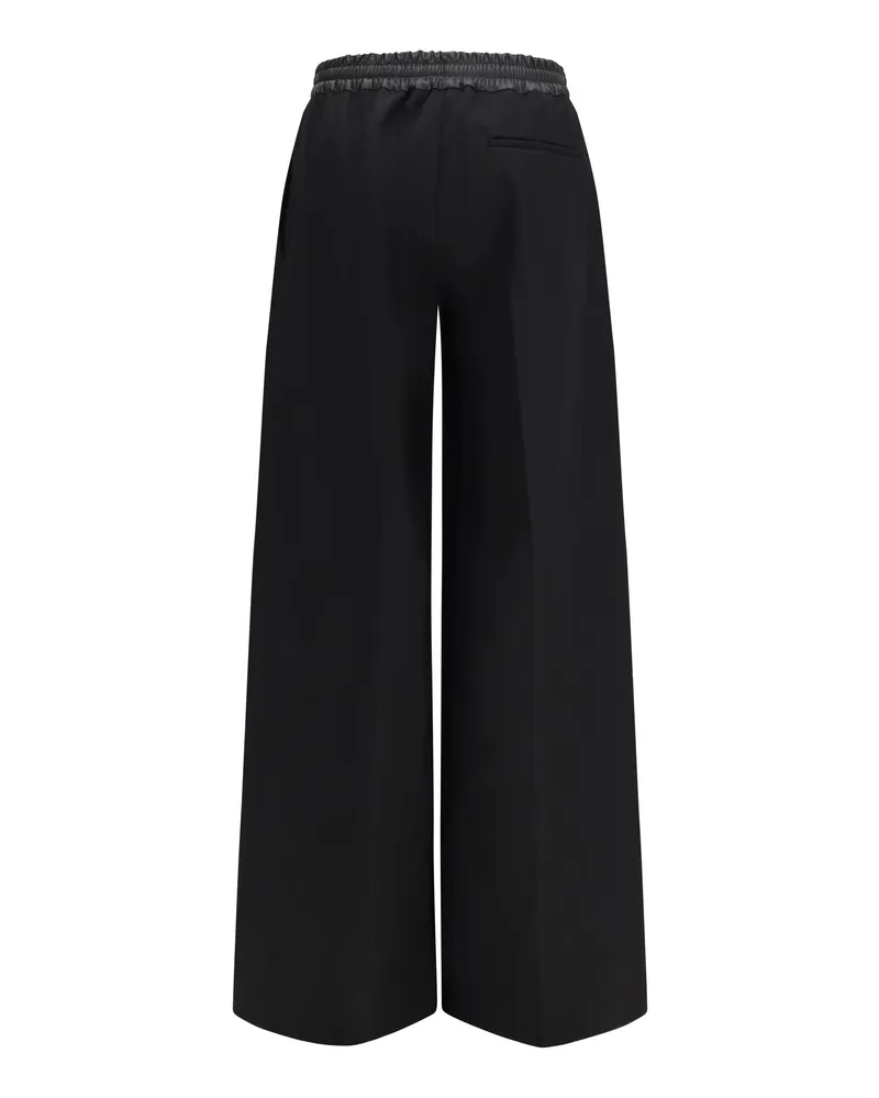 Alaïa Virgin Wool Trousers — Black Black
