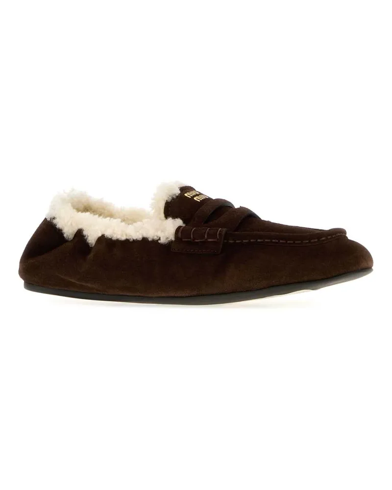 Miu Miu Loafer — Brown Brown