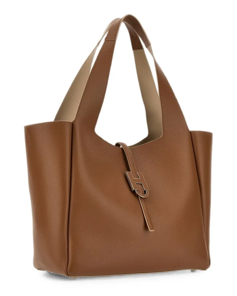 Hogan H-Bag Tote Bag — Tan Tan