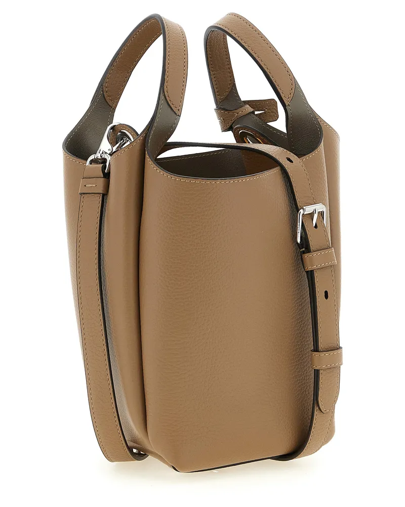 TOD'S T Timeless Bucket Bag — Beige Beige