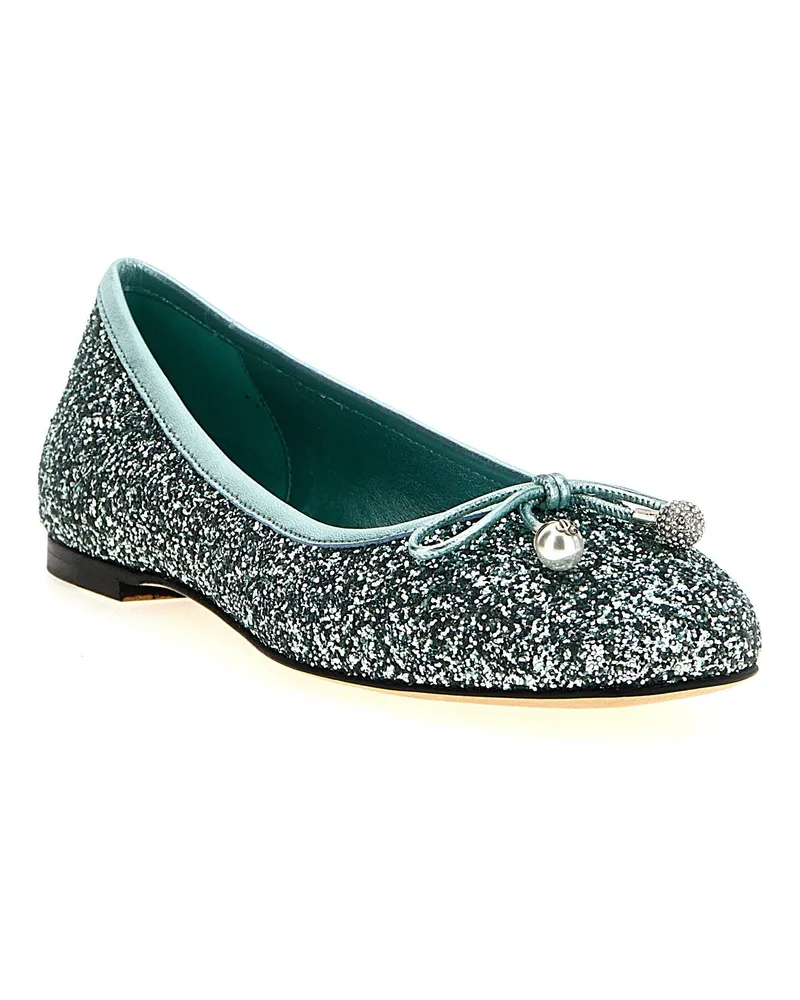 Jimmy Choo Elme Ballet Flat — Teal Teal