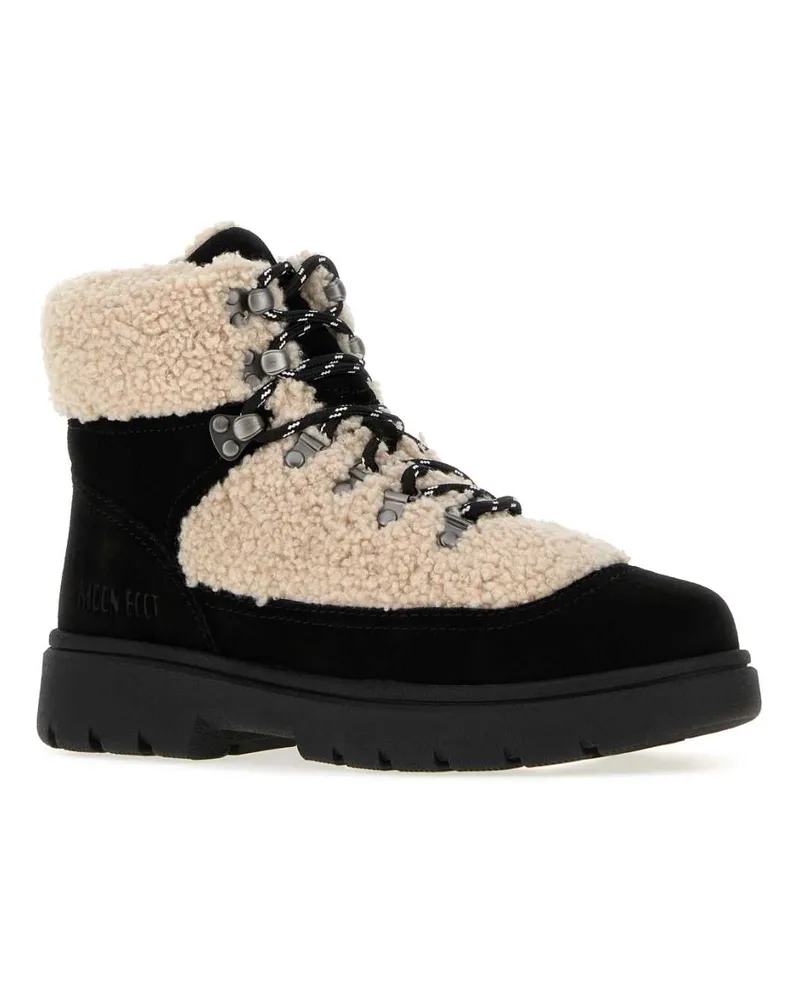 Moon Boot Combat Combat Boot — Black Black
