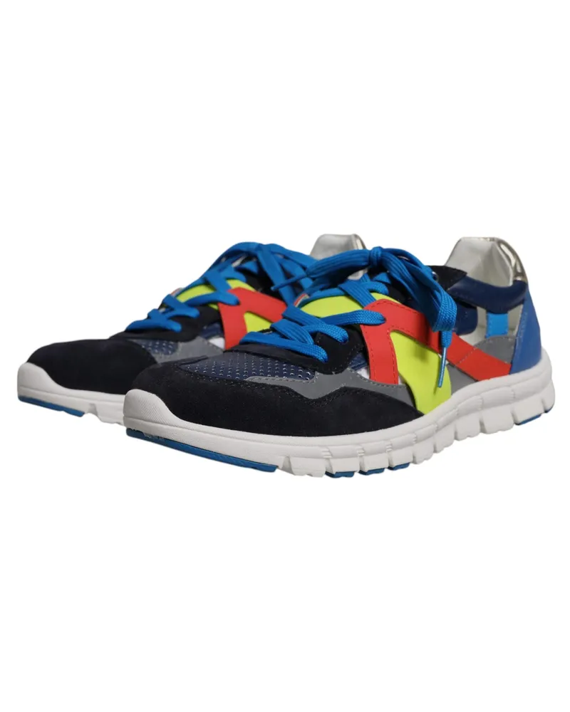 Dolce & Gabbana Colorblock Low-Top Sneaker — Multicolor Multicolor