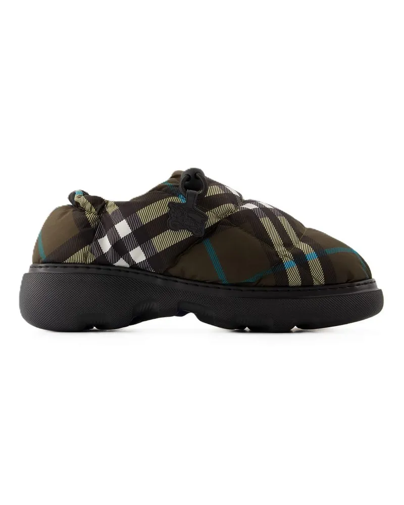 Burberry Women's Pillow Low Mules -  Nylon Multicolor Shoes Flat-Shoes Multicolor