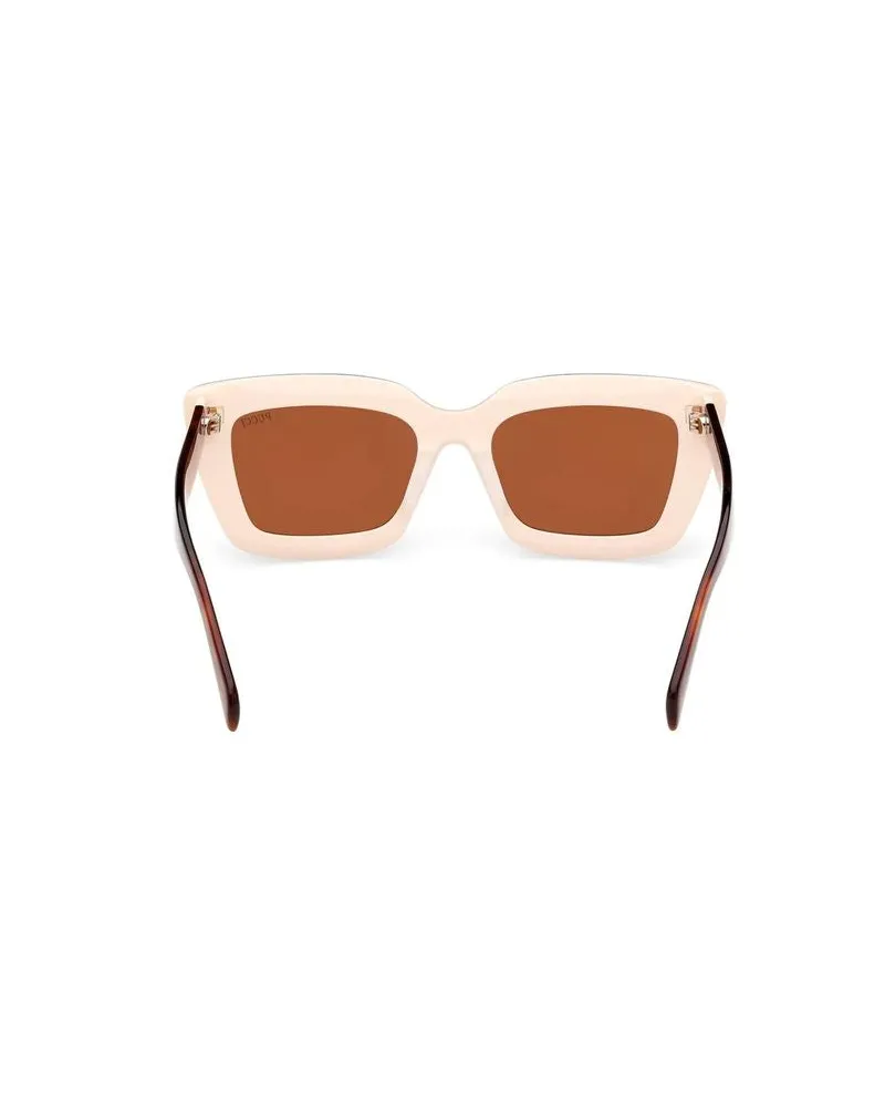 Emilio Pucci Women's Sunglasses Black-Brown Acetate Black