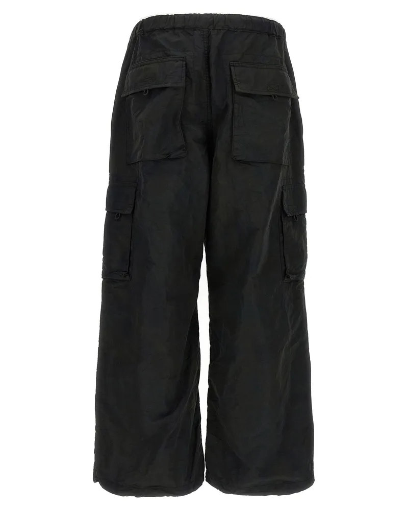 Comme des Garçons Men's Black Nylon Cargo Pants Black