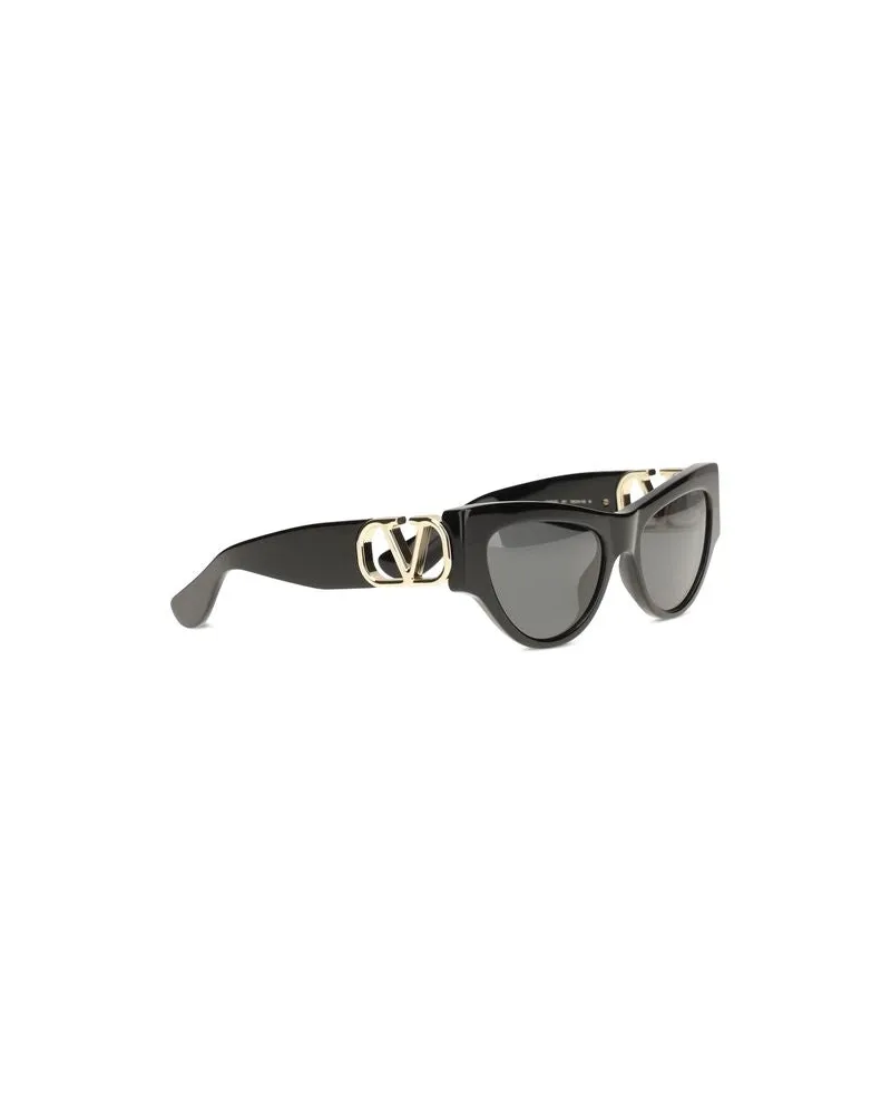 Valentino Garavani VAVG0053S001BB Cat-Eye Sunglasses — Black Black