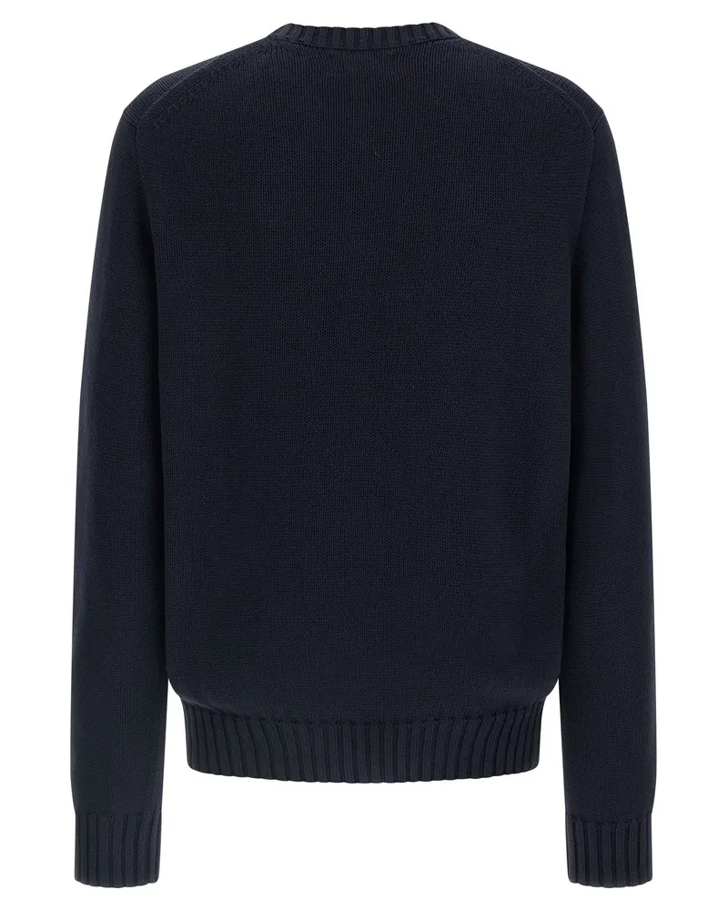 Ralph Lauren Intarsia Flag Sweater — Navy Navy