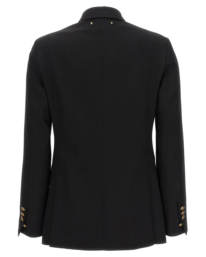 Golden Goose Women's Black Virgin Wool Blazer Clothing Black