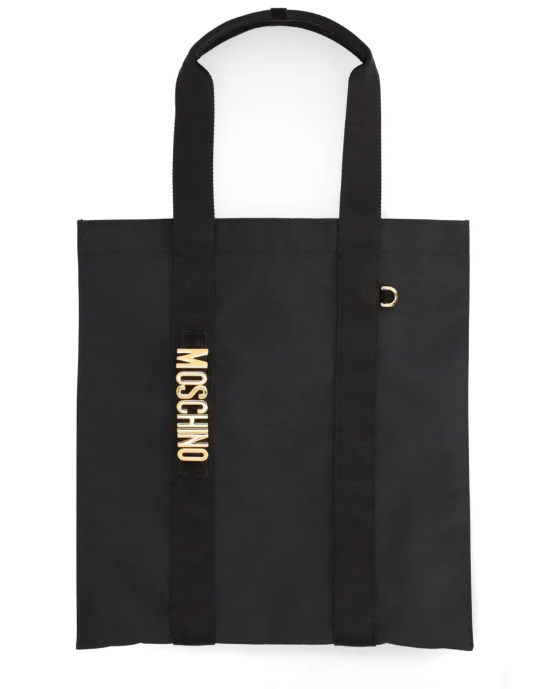 Moschino Carry Me Shoulder Bag — Black Black