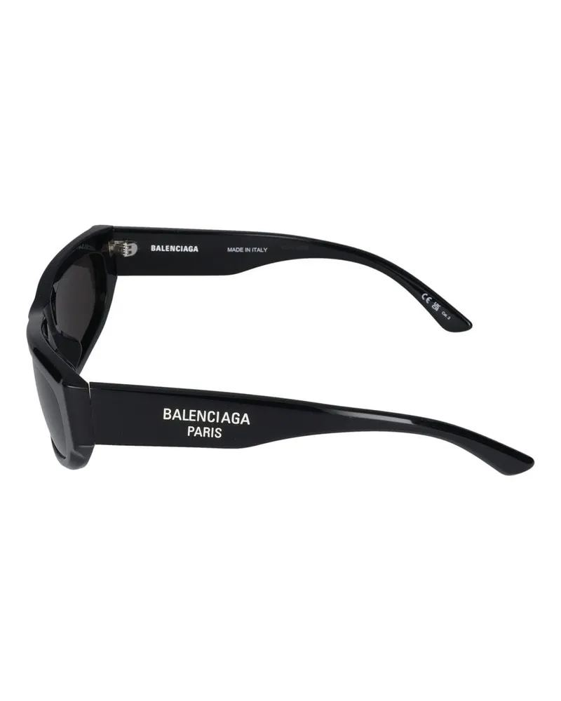 Balenciaga Unisex Sunglasses Bb0388s 001 Black Grey 19-140 Acetate Black