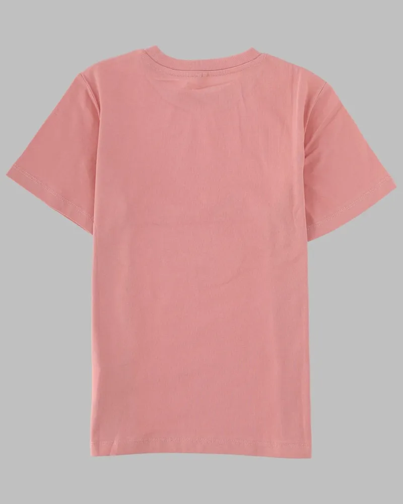 Stella McCartney Rhinestone-Embellished Cotton T-Shirt — Pink Pink