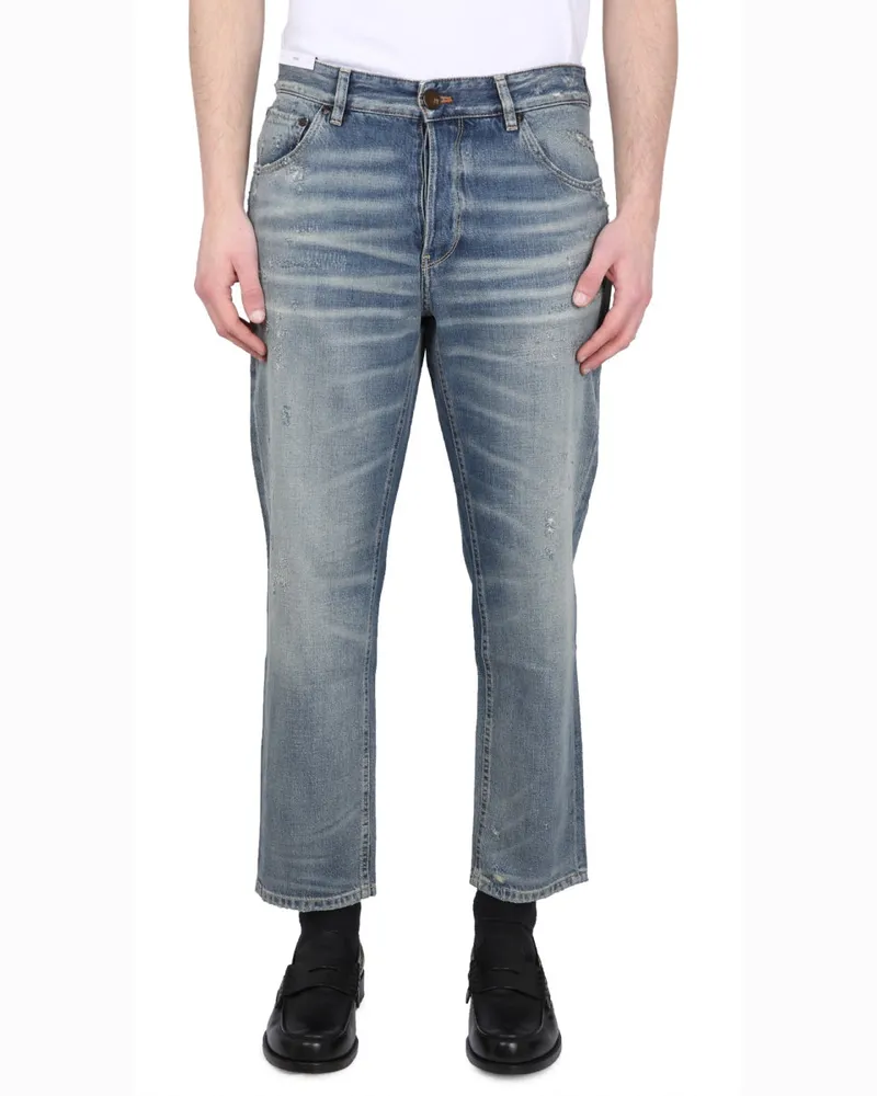 PT TORINO Cotton-Lyocell Blend Jeans — Blue Blue