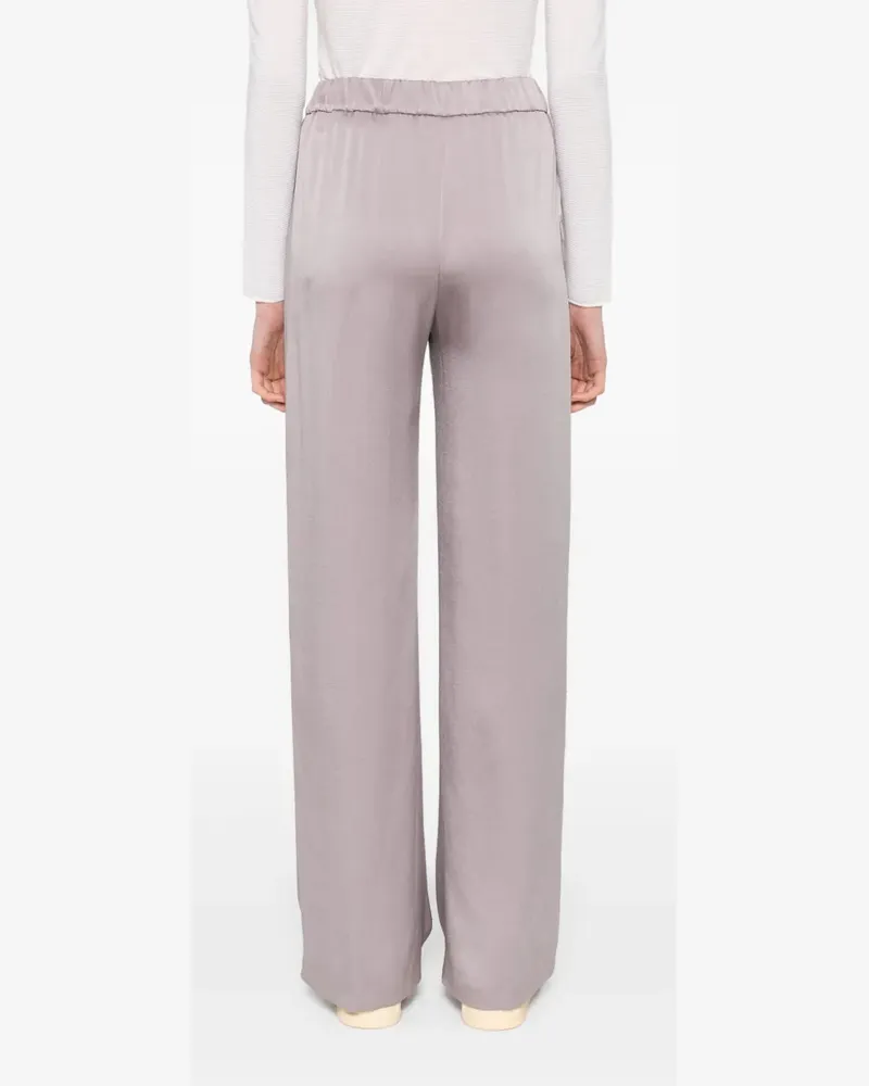 Herno Drawstring Wide-Leg Trousers — Mauve Mauve