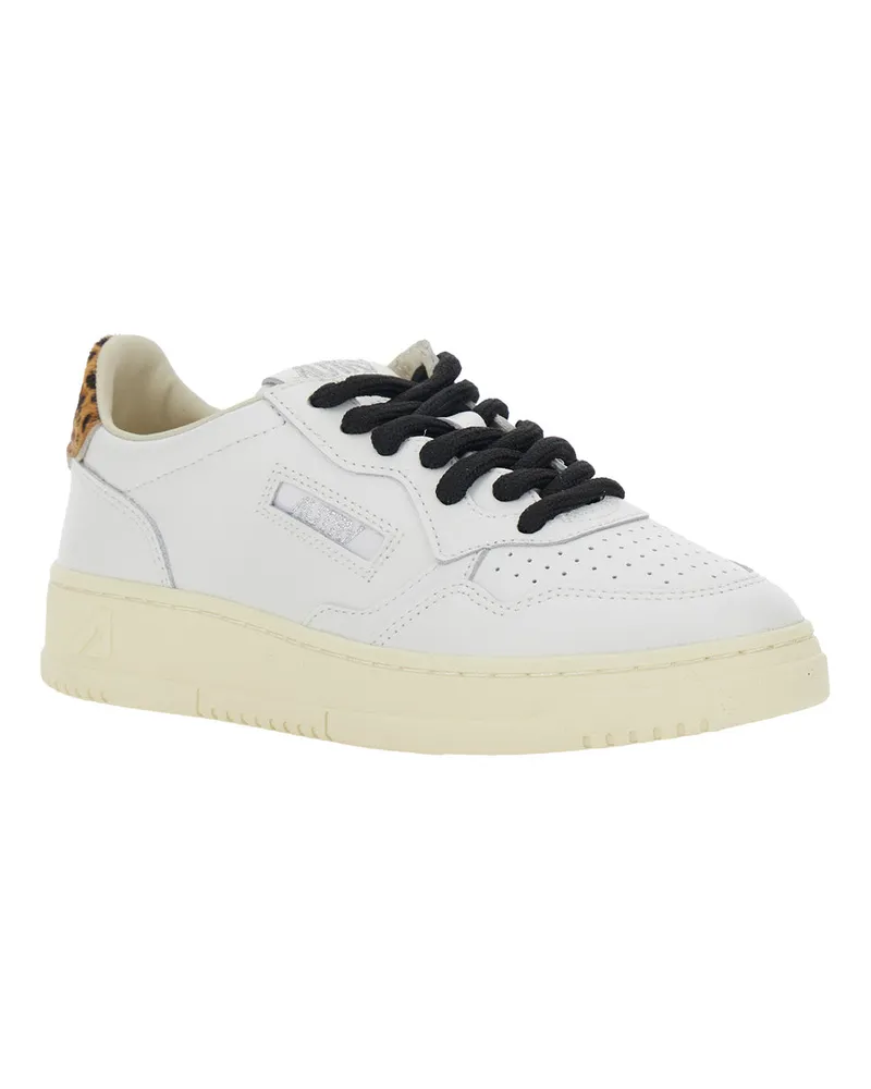 AUTRY Leather Sneaker — White White