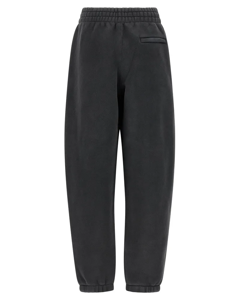 Alexander Wang Hotfix Logo Joggers — Black Black