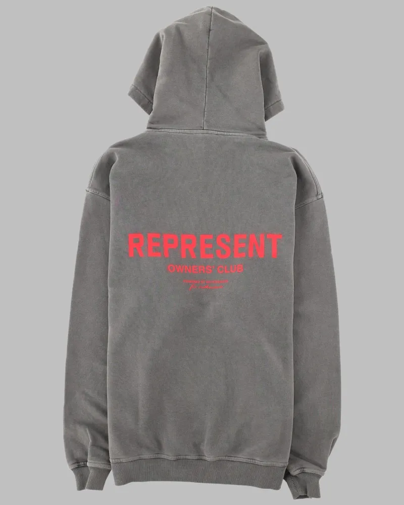 REPRESENT Cotton Track Sweatshirt — Gray Gray