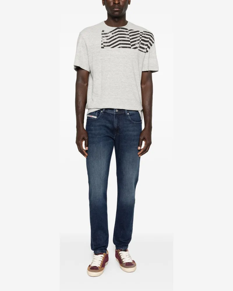 Golden Goose Graphic-Print Cotton T-Shirt — Grey Grey