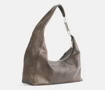 Men's Sac Porté Épaule Cropped Gemini Bag Washed Brown