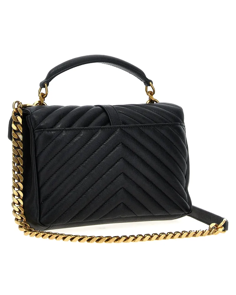 Saint Laurent Women's Black Calfskin Crossbody Bag Black