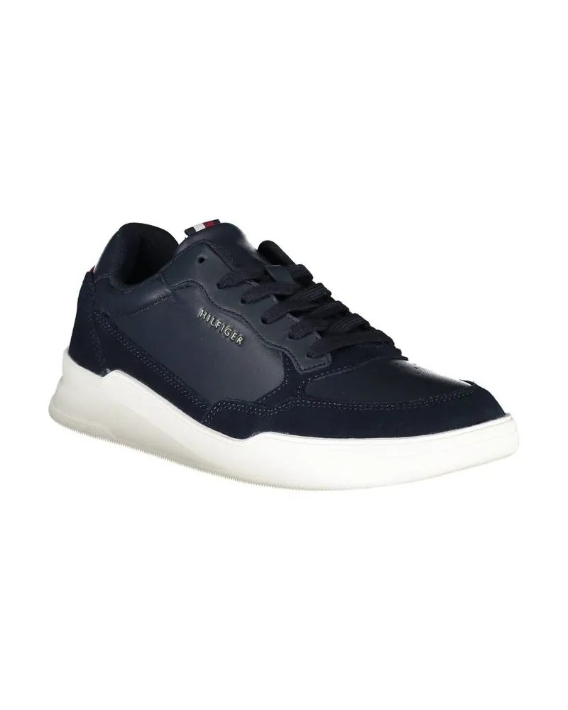 Tommy Hilfiger Leather Sneaker — Black Black
