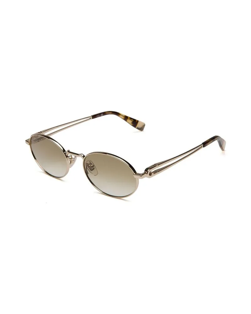 Furla Women's Sunglasses Polished Rose Gold Metal Eyewear Rose