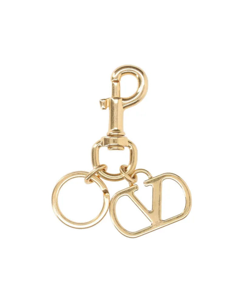 Valentino Garavani Women's Keychains Golden Brass Gold