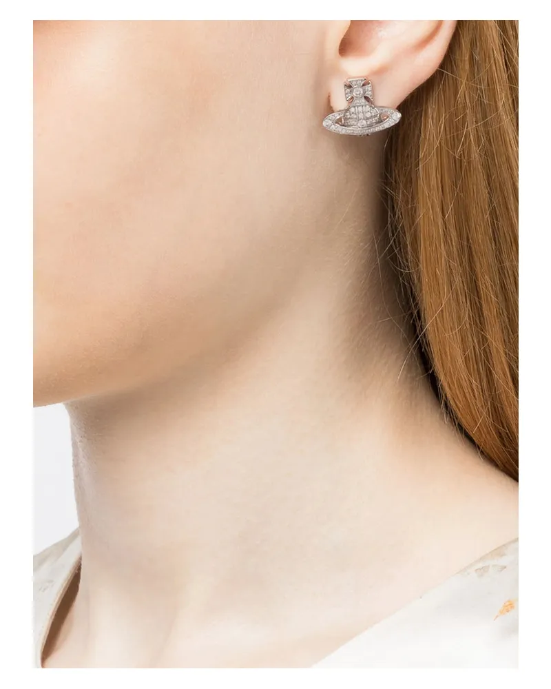 Vivienne Westwood Orb Stud Earrings — Silver Silver