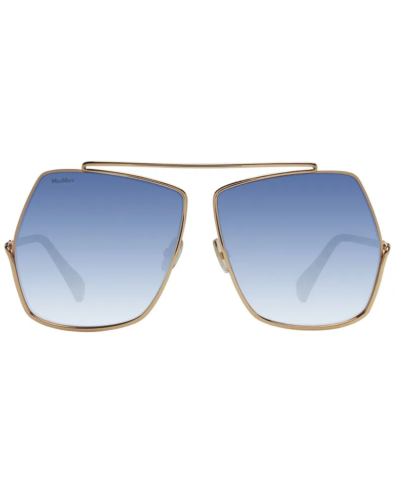 Max Mara Women's Gold Metal Sunglasses Gold