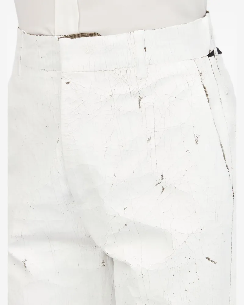 Maison Margiela Wax Trousers — White White