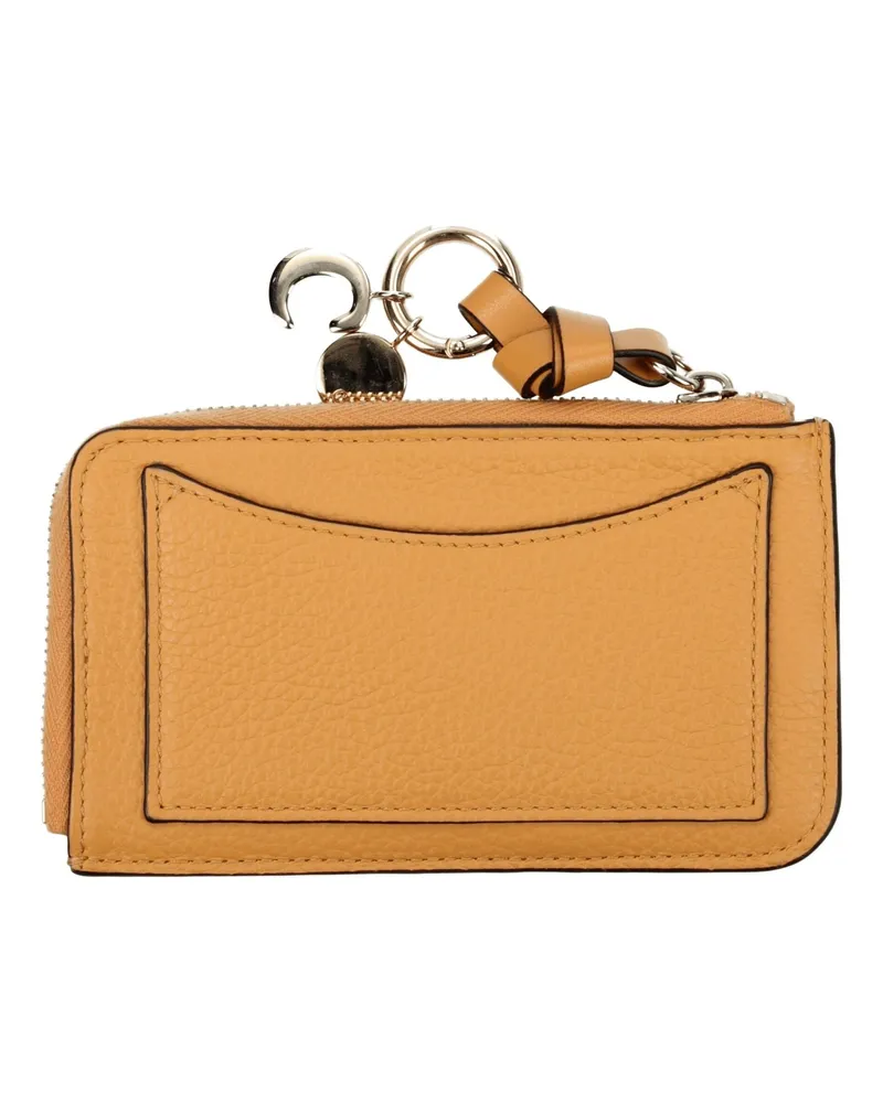 Chloé Women's Orange Leather Wallet Orange