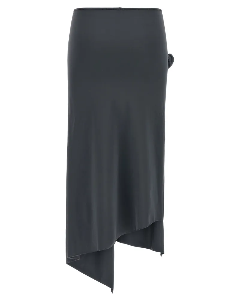 COPERNI Women's Gray Polyamide Midi Skirt Gray
